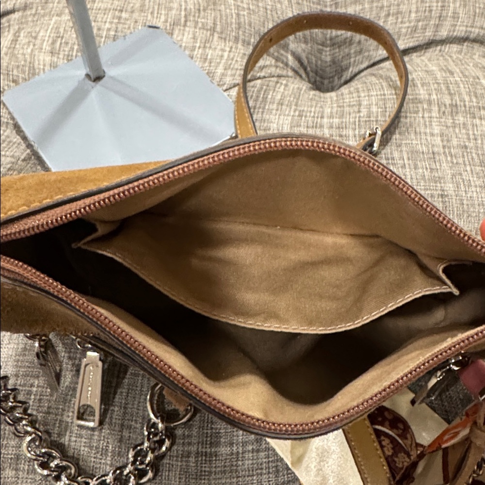 Rebecca Minkoff Avery Brown Suede Crossbody EUC - Picture 12 of 17